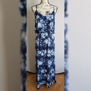LC Lauren Conrad Floral Spaghetti Strap Dress